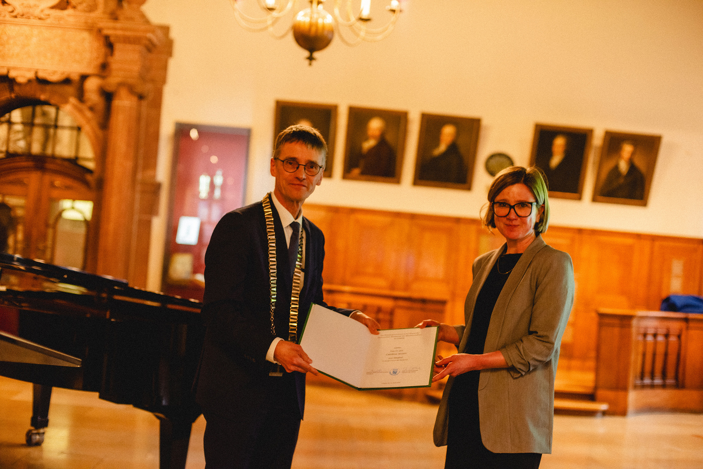 Aufnahme in das Junge Forum der Akademie, Dr. Caroline Jessen, Foto: Dirk Brzoska