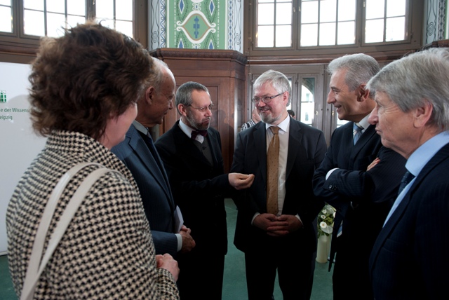 7.2.2011, Festliche Präsentation des Codex diplomaticus Saxoniae in der Sächsischen Staatskanzlei; Foto: Robert Michael