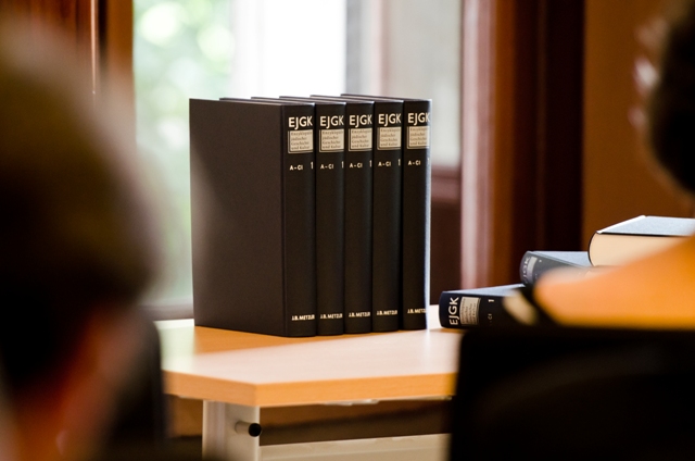 Präsentation von Band 1 der Enzyklopädie jüdischer Geschichte und Kultur am 8.6.2011 in der Sächsischen Akademie der Wissenschaften zu Leipzig, Foto: Dirk Brzoska