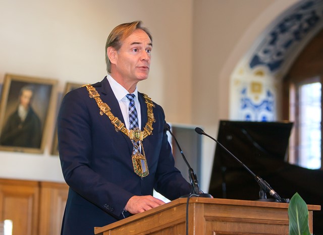 Grußwort des Oberbürgermeisters Burkhard Jung, Foto: Swen Reichhold 