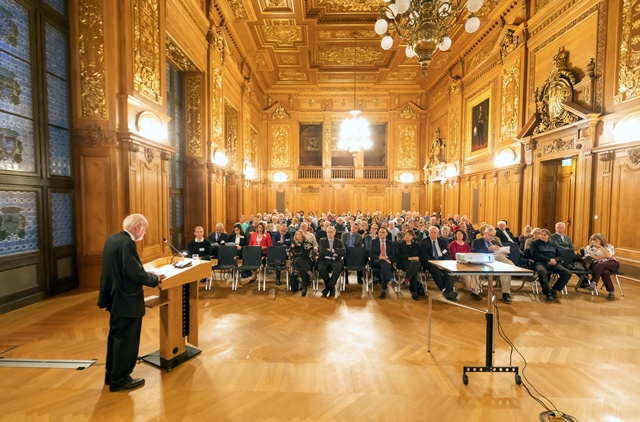 Internationale Tagung »Kaiser Karl V. und das Heilige Römische Reich«, Öffentlicher Abendvortrag von Alfred Kohler im Bundesverwaltungsgericht. Foto: Swen Reichhold