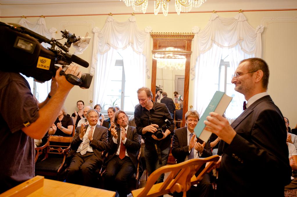 Präsentation des Mendelssohn-Werkverzeichnisses am 26.8.2009 im Mendelssohn-Haus, Foto: Dirk Brzoska