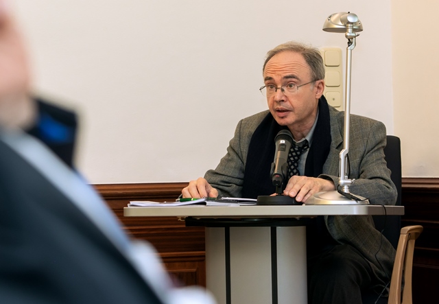 Olivier Guyotjeannin, Präsident der CID, eröffnete nach den Grußworten die Tagung. (Foto: Swen Reichhold)